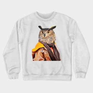 Owl Portrait Crewneck Sweatshirt